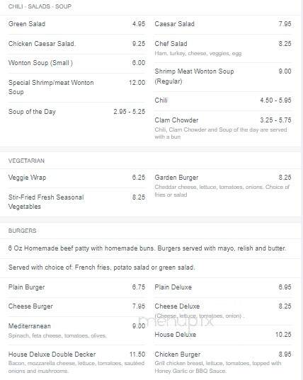 Katy's Restaurant - Langley, BC menu_pic