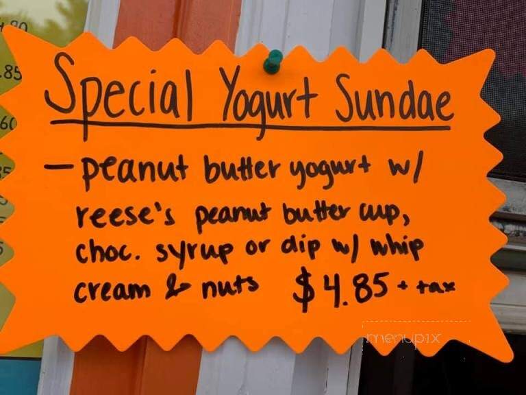 Leigh's Cones - Emlenton, PA menu_pic