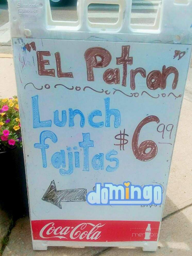 Patron Mexican Grill - Dunlap, TN menu_pic
