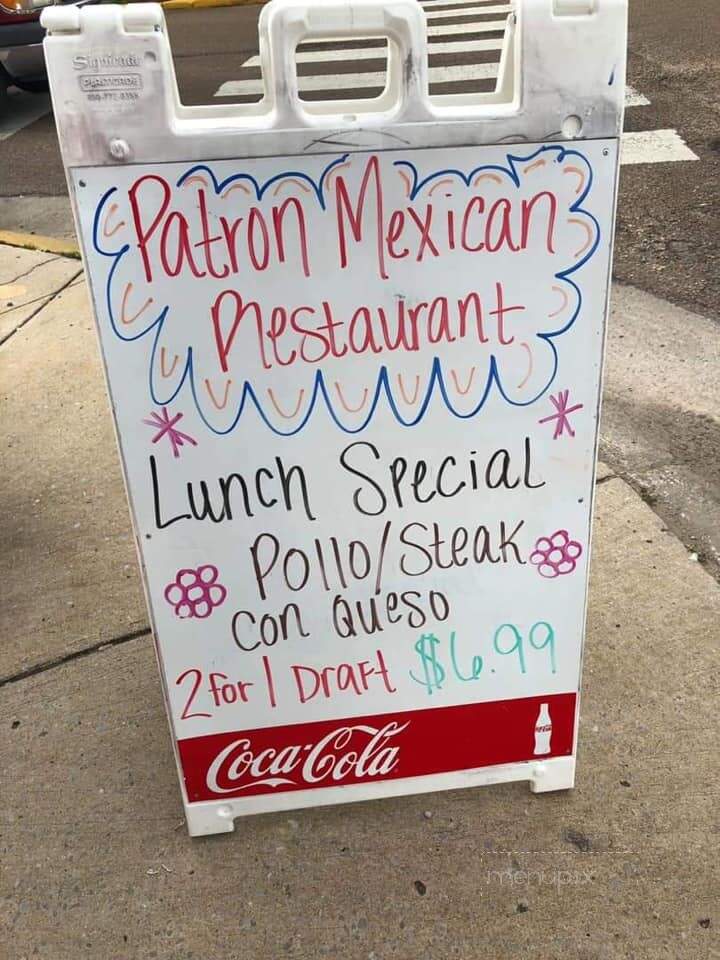 Patron Mexican Grill - Dunlap, TN menu_pic
