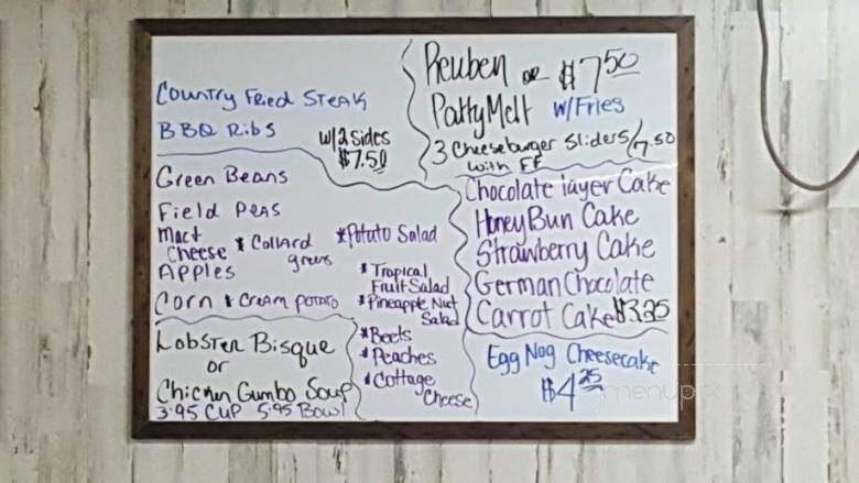 LuLu's Restaurant - Richfield, NC menu_pic