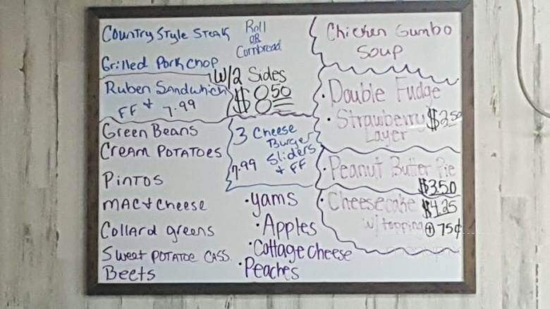 LuLu's Restaurant - Richfield, NC menu_pic