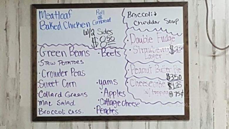 LuLu's Restaurant - Richfield, NC menu_pic