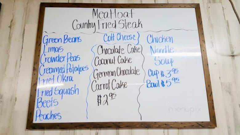 LuLu's Restaurant - Richfield, NC menu_pic
