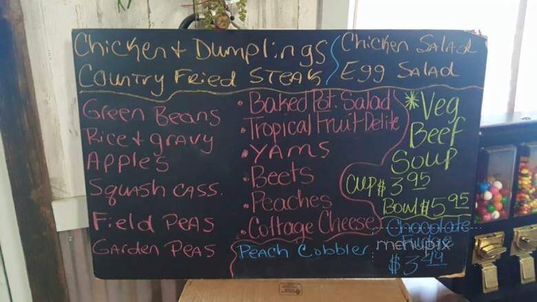 LuLu's Restaurant - Richfield, NC menu_pic
