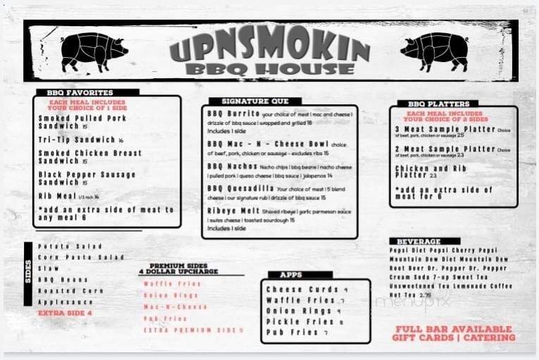 Upnsmokin BBQ House - Stevensville, MT
