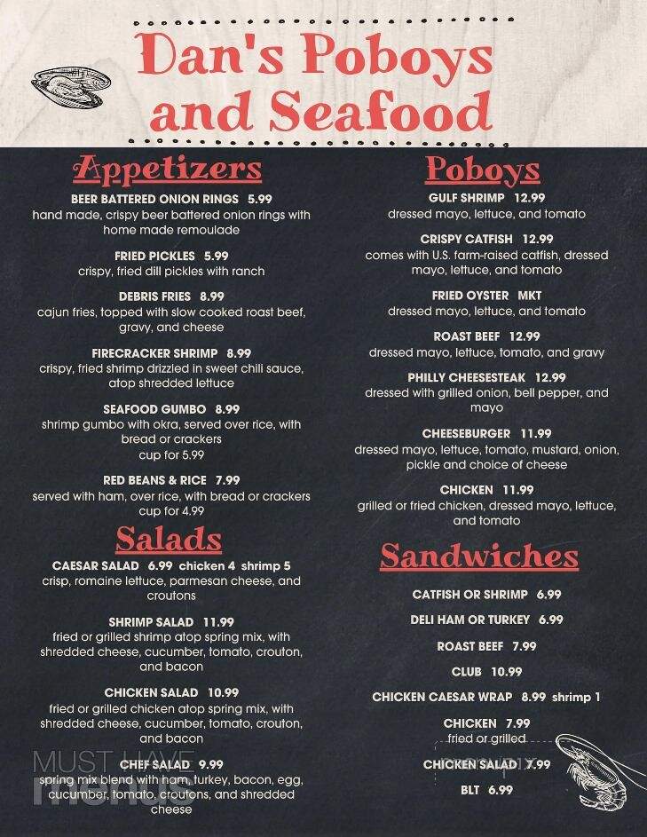 Dan's Poboys and Seafood - Diamondhead, MS