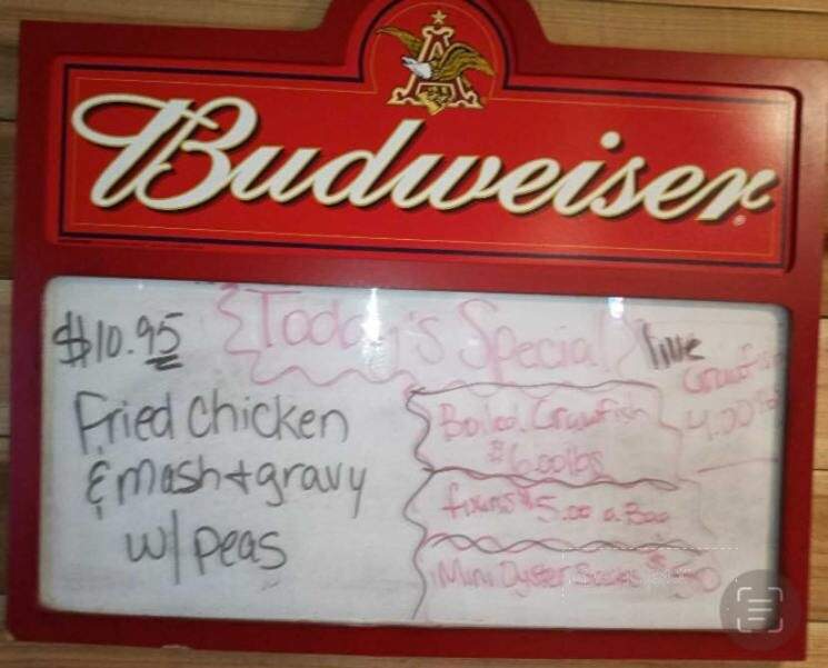 Thompson's kitchen - Port Sulphur, LA menu_pic