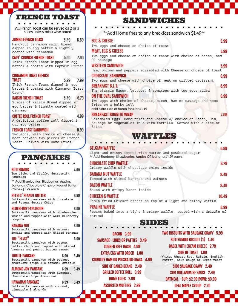 Frankie's Diner - Milford, NH menu_pic