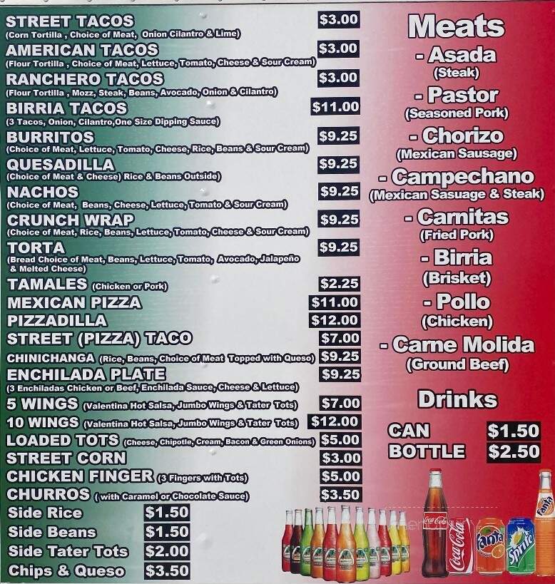 Chinitos Food Truck - Oneonta, AL menu_pic