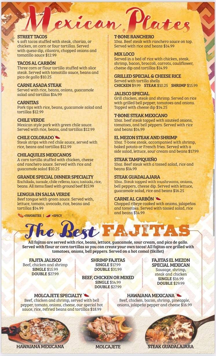 El Mezon - O'Fallon, MO menu_pic