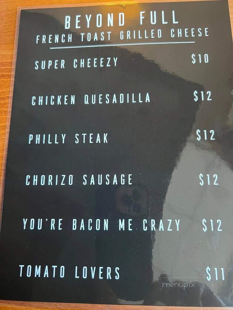 Beyond Full - Hopedale, MA menu_pic