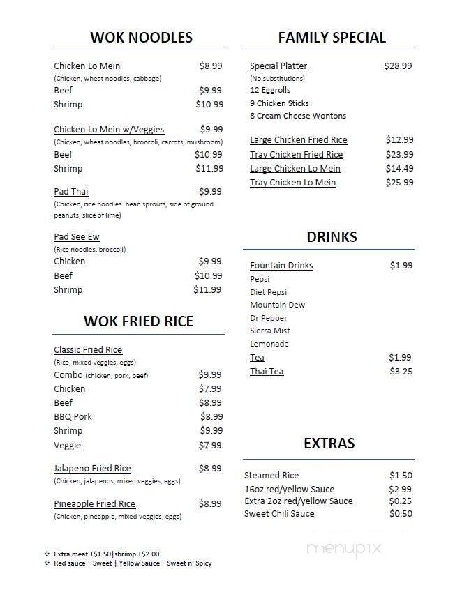 Wok N Eggrolls - Fort Smith, AR menu_pic