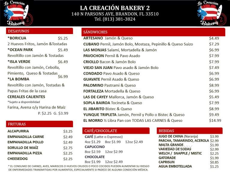 La Creacion Bakery 2 - Brandon, FL