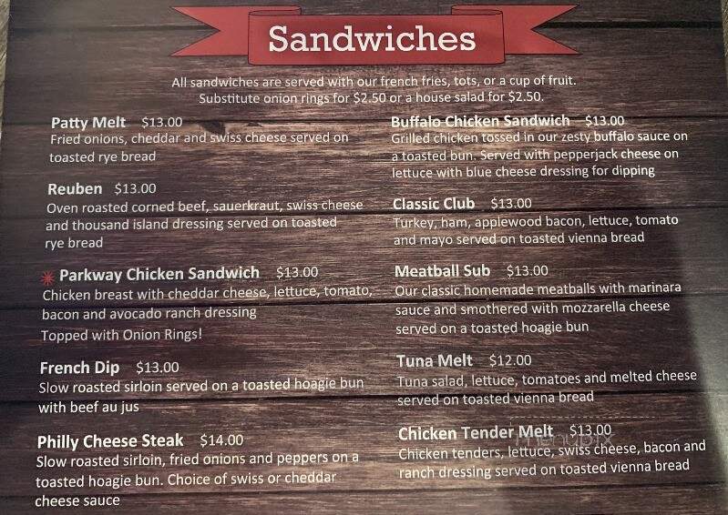 Carbones Pizza and Sports Bar - Rochester, MN menu_pic