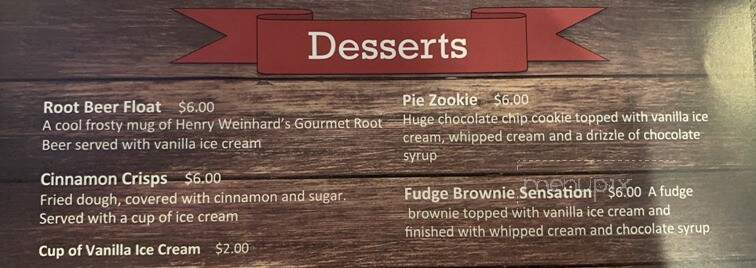 Carbones Pizza and Sports Bar - Rochester, MN menu_pic