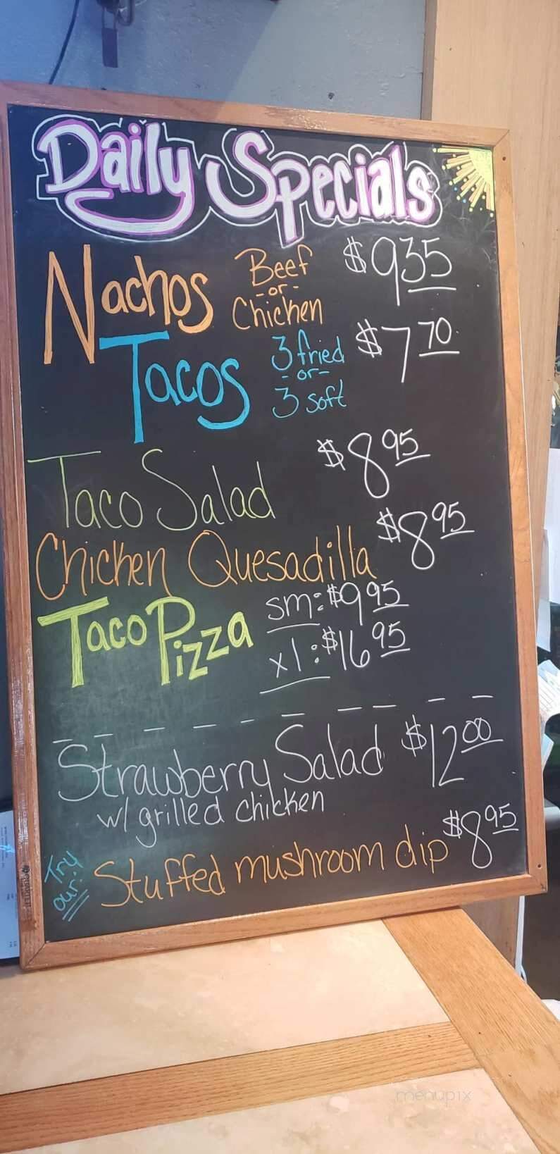 Sage House - Bunker Hill, IL menu_pic