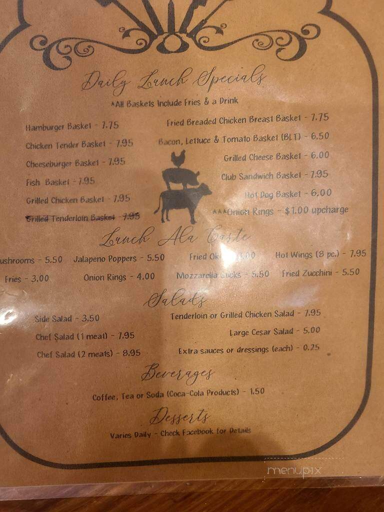 Hutch's Kuntry Kookin - Ridgeville, SC menu_pic