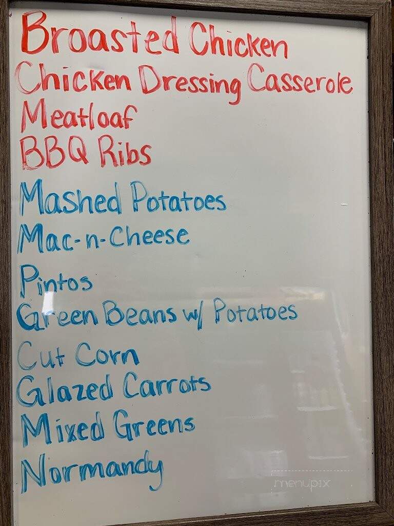 Howard's Restaurant - Henagar, AL menu_pic