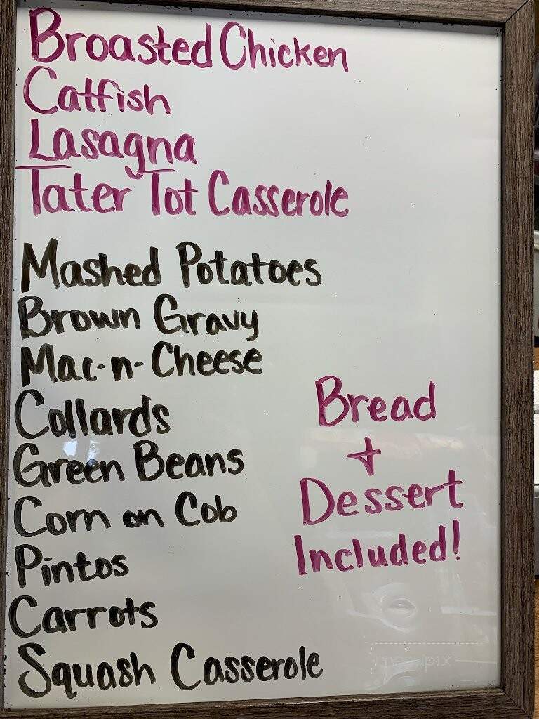 Howard's Restaurant - Henagar, AL menu_pic