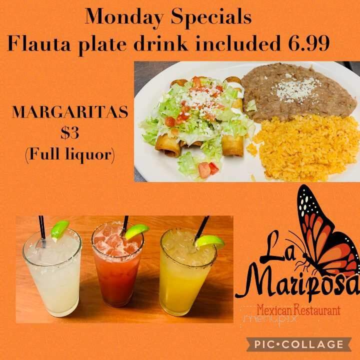 La Mariposa - Okeechobee, FL menu_pic