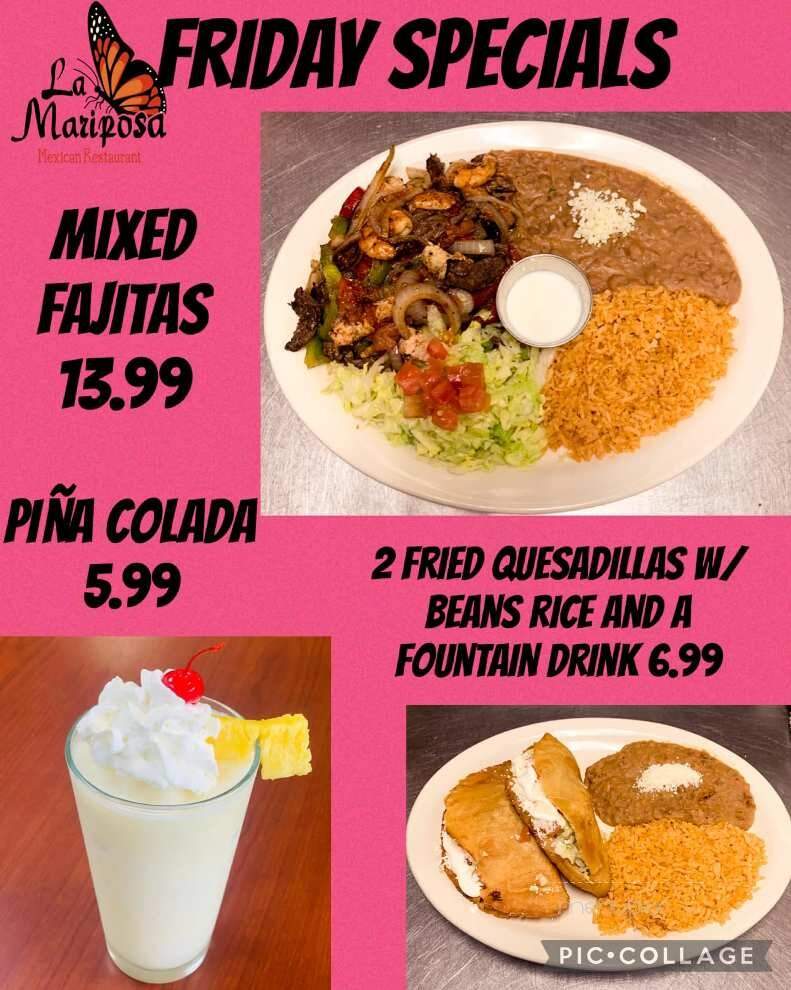 La Mariposa - Okeechobee, FL menu_pic