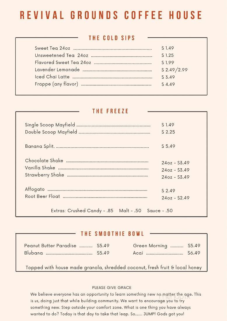 Revival Grounds - Etowah, TN menu_pic