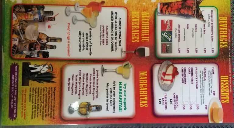Salsa's Grill - Pearl, MS menu_pic