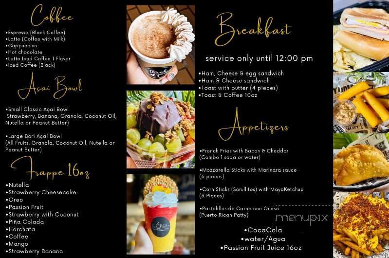 Bori Delicias - Chambersburg, PA menu_pic