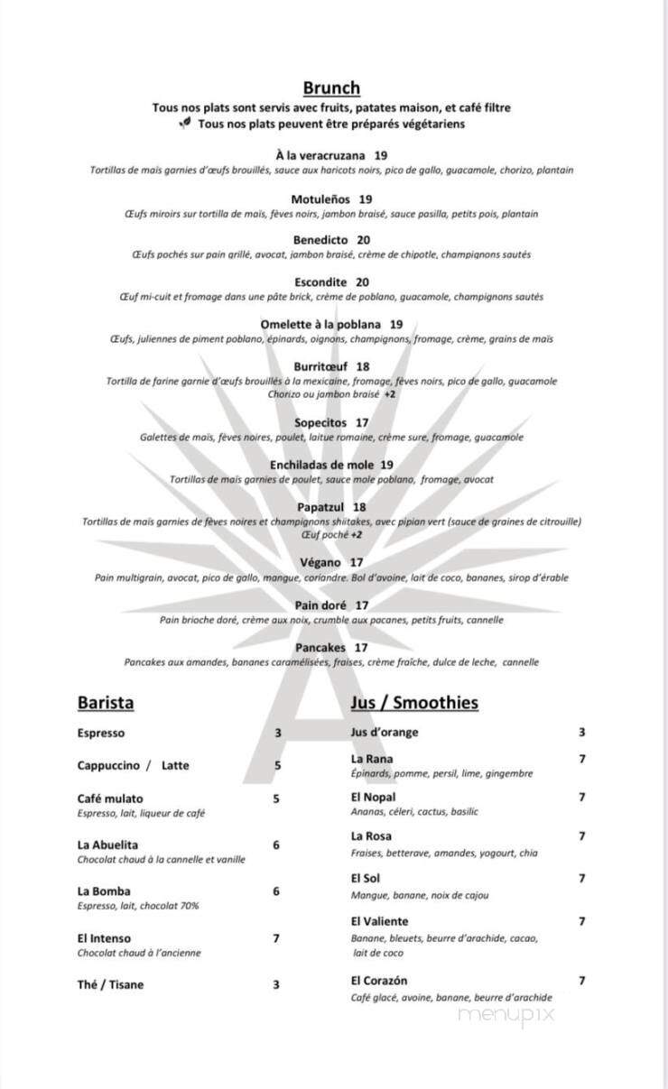 Alejandro - Montreal, QC menu_pic