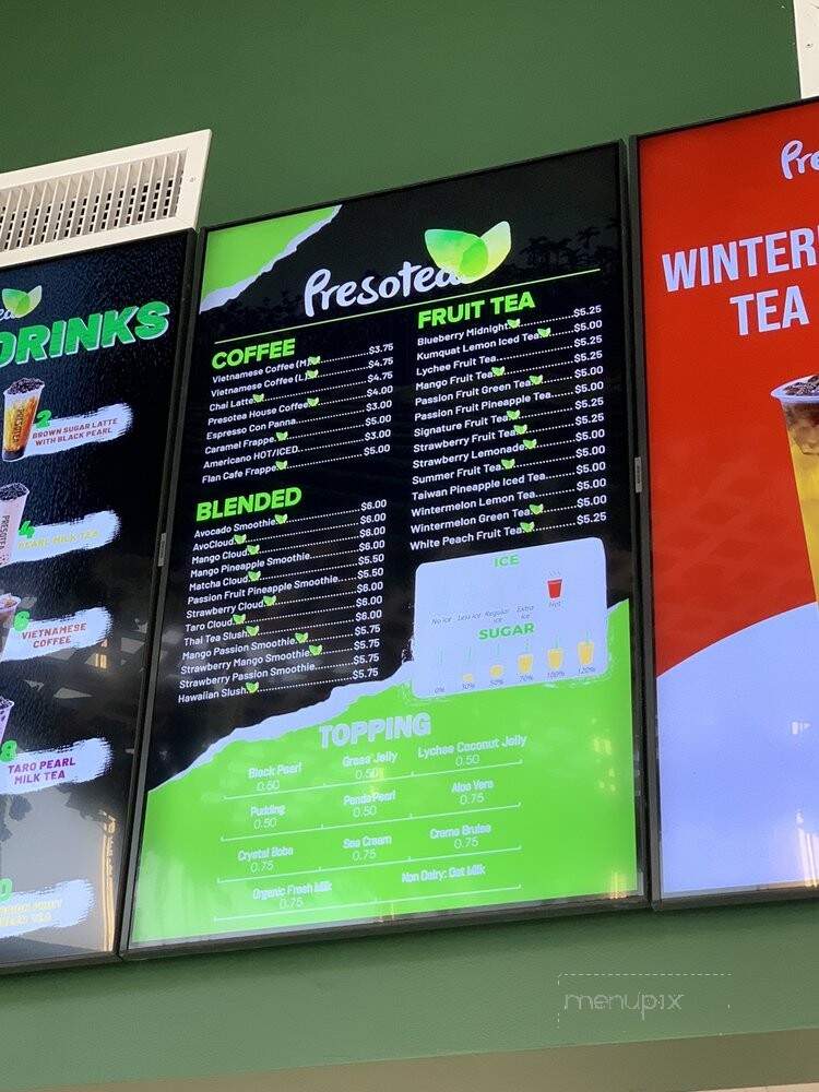 Presotea Utah - Midvale, UT menu_pic