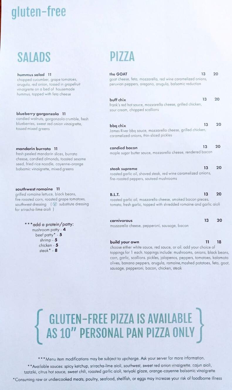 Public House Eatery - Gorham, NH menu_pic