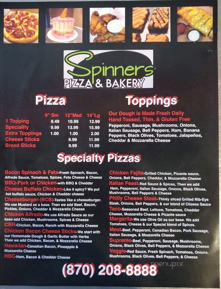 Spinners Pizza and Bakery - Wynne, AR