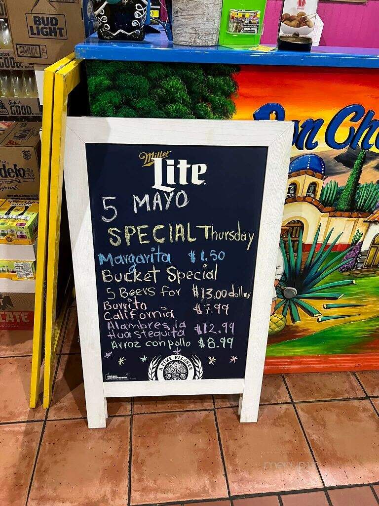 Don Cheques Taqueria - Meridian, MS menu_pic