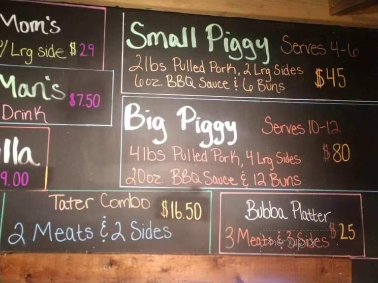 Smokin' Taters BBQ - Paris, AR menu_pic