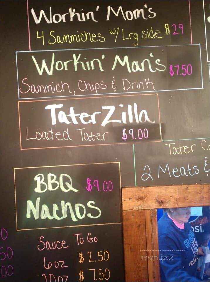 Smokin' Taters BBQ - Paris, AR menu_pic