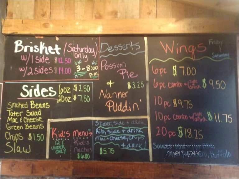 Smokin' Taters BBQ - Paris, AR menu_pic