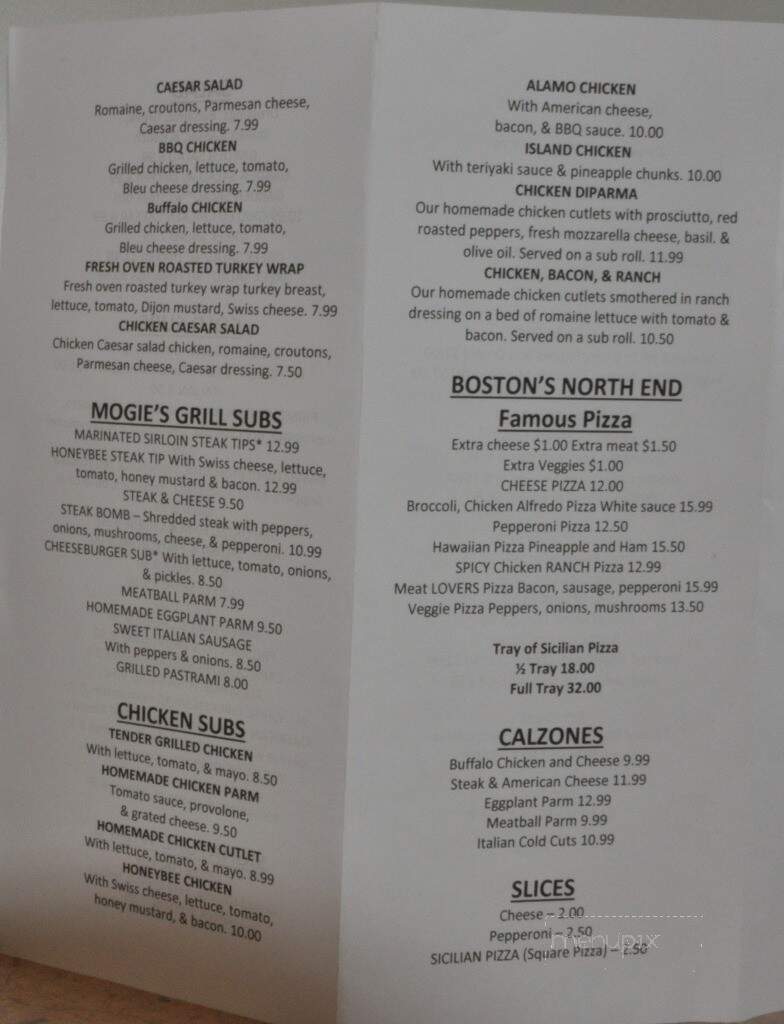 Leonardo's - Woburn, MA menu_pic