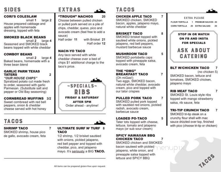Barquebc - Bay City, MI menu_pic