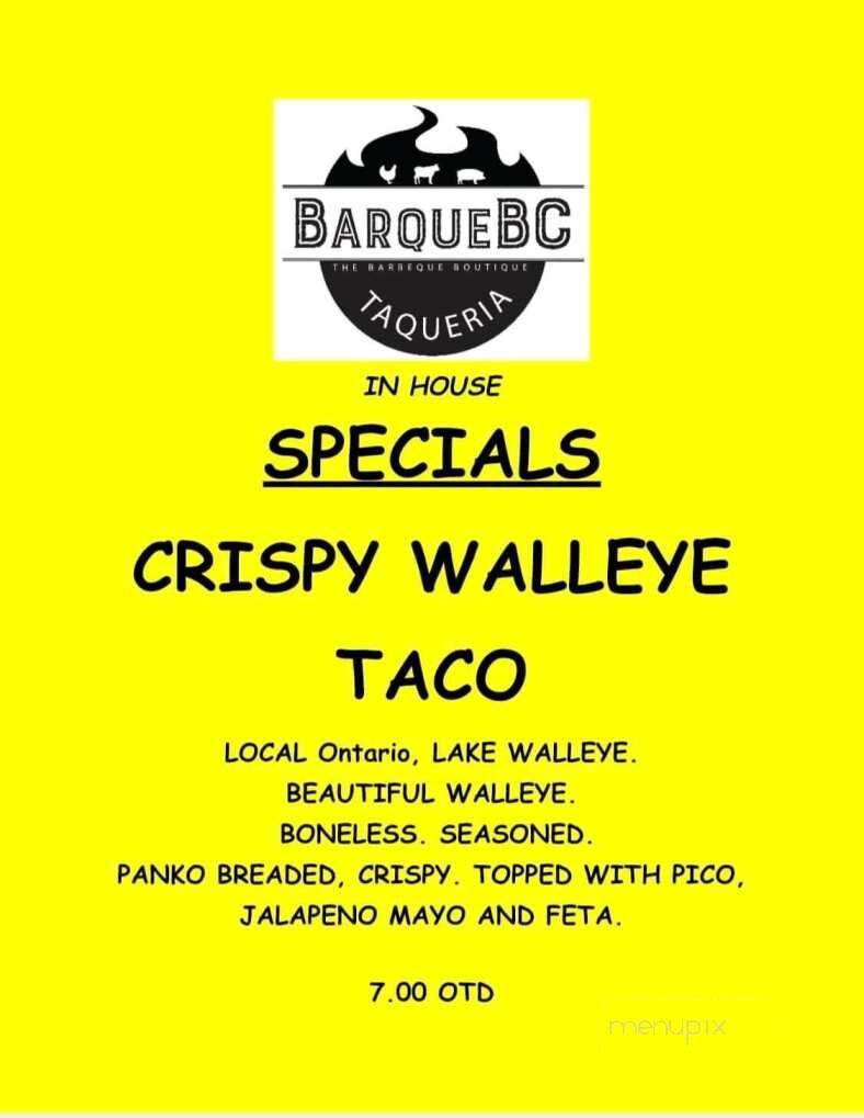 Barquebc - Bay City, MI menu_pic
