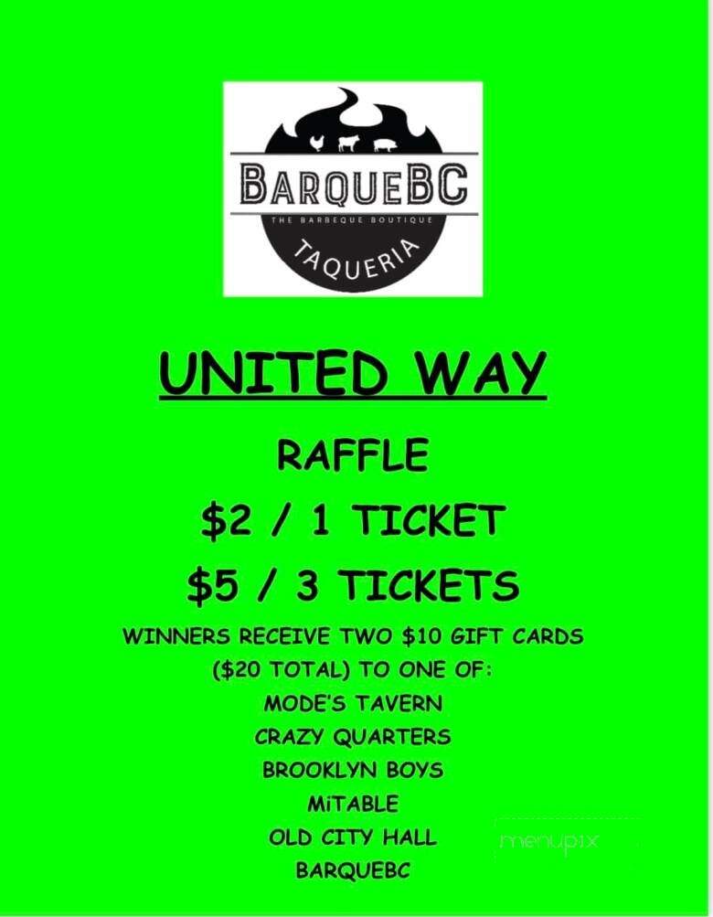 Barquebc - Bay City, MI menu_pic
