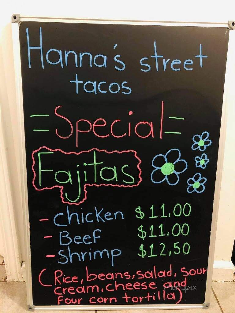 Hanna's Street Tacos - Los Osos, CA