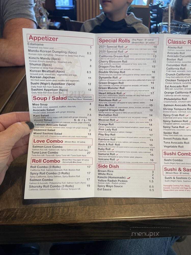 Sushi 2020 - Shelton, CT menu_pic