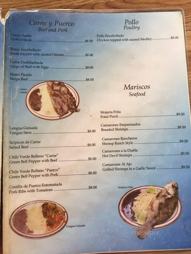 El Salvador Restaurant - Provo, UT menu_pic