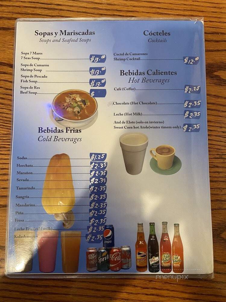 El Salvador Restaurant - Provo, UT menu_pic