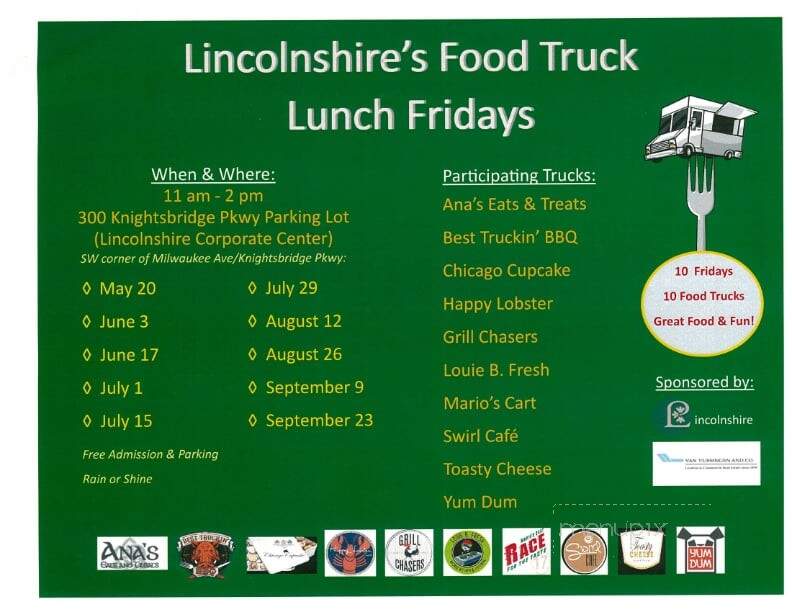 Lincolnshire's Food Truck Fridays - Lincolnshire, IL