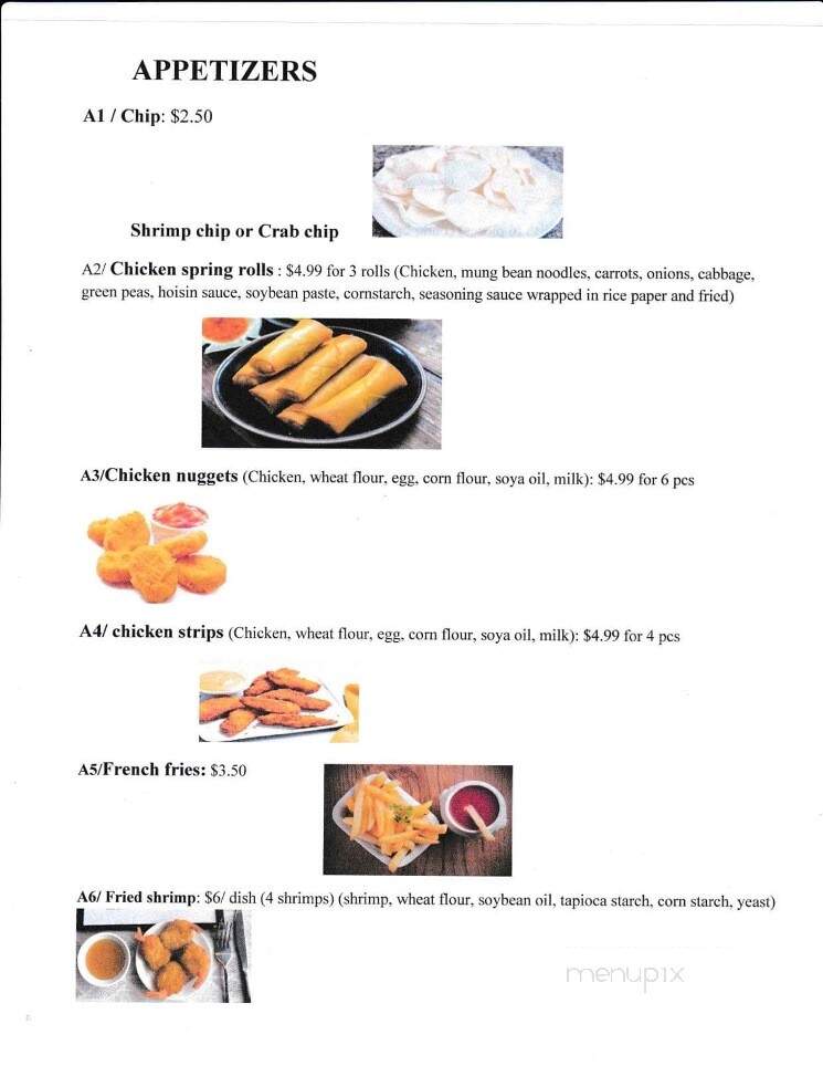 G&T Book Cafe - Summerside, PE menu_pic