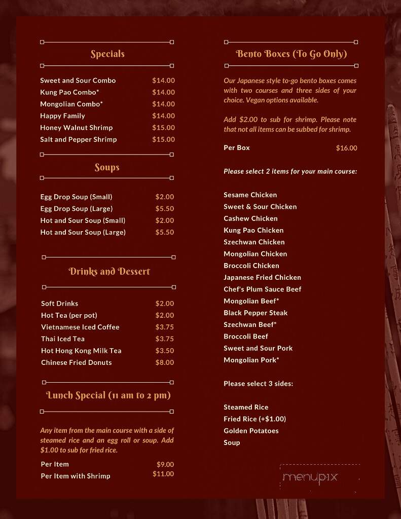 Joe's Kitchen - Torrington, WY menu_pic