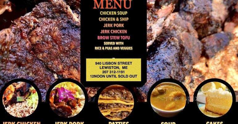Jeff's Jamaican Cuisine - Lewiston, ME menu_pic