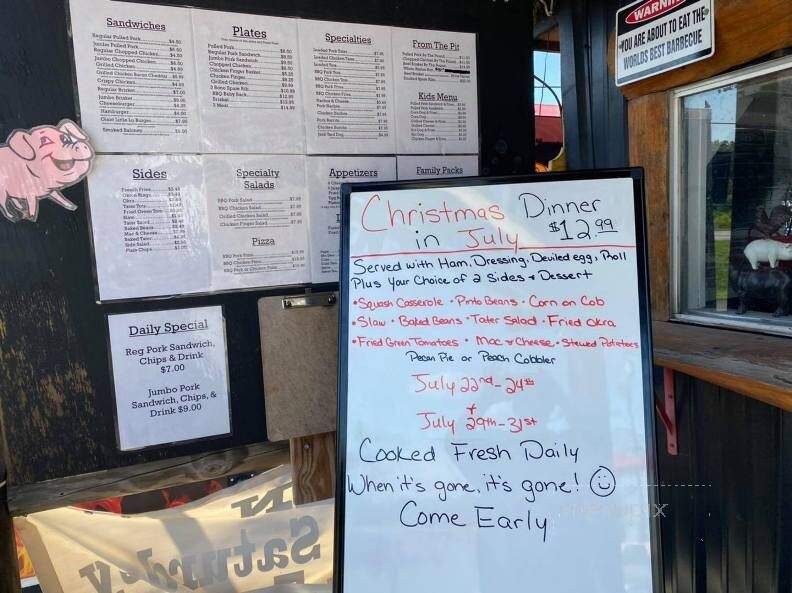 Little Lu's BBQ - Blountsville, AL menu_pic